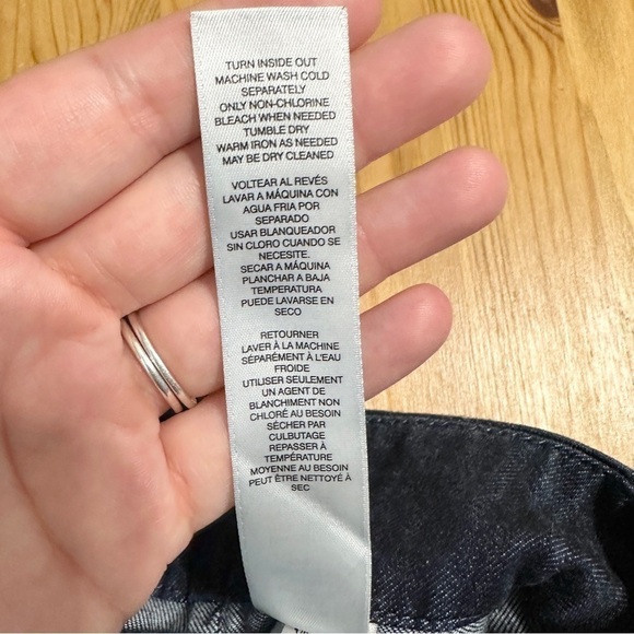 Chico’s The Platinum Trouser Belted Wide Leg Pleated Denim Pants Size 00 / US 2 - Picture 10 of 16